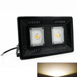 100W Waterproof LED Floodlight Lamp, 2 x 48 LED SMD 2835, Luminous Flux: > 8000LM, PF > 0.9, RA > 80, AC 90-140V(Warm White) - Floodlights by PMC Jewellery | Online Shopping South Africa | PMC Jewellery | Buy Now Pay Later Mobicred