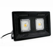 100W Water-resistant LED Floodlight Lamp, 2 x 48 LED SMD 2835, Luminous Flux: > 8000LM, PF > 0.9, RA > 80, AC 90-140V(Warm White)