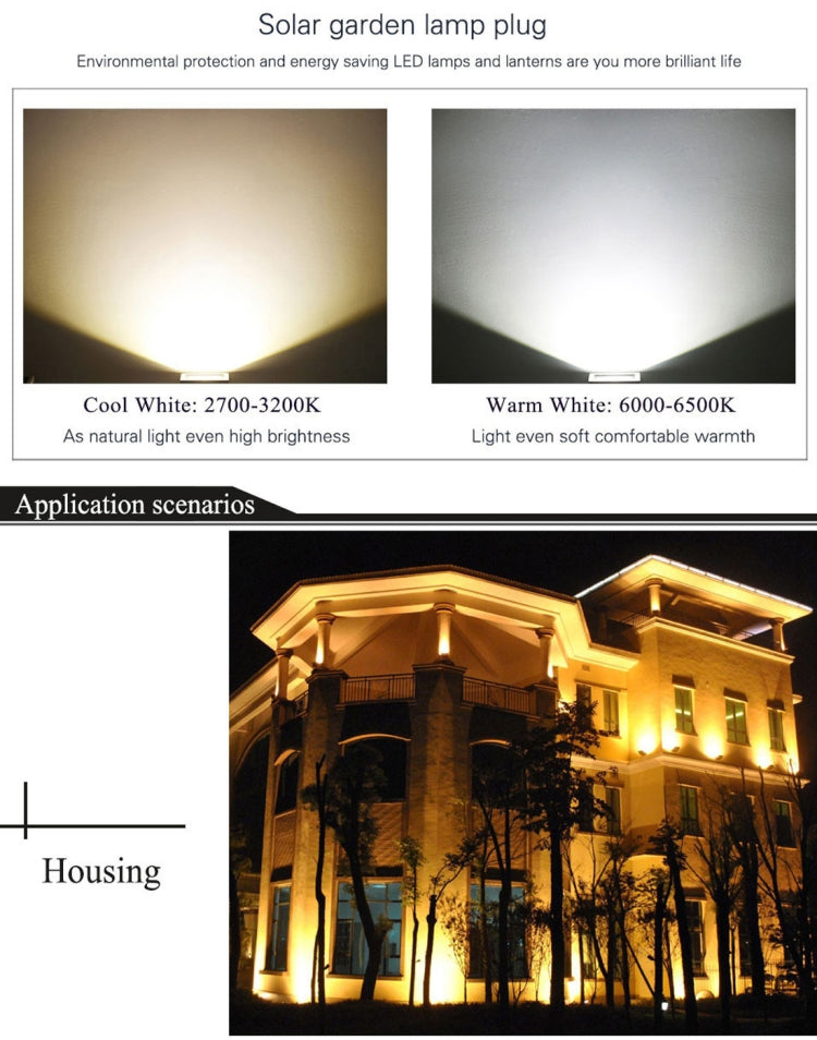 100W Water-resistant LED Floodlight Lamp, 2 x 48 LED SMD 2835, Luminous Flux: > 8000LM, PF > 0.9, RA > 80, AC 90-140V(Warm White)