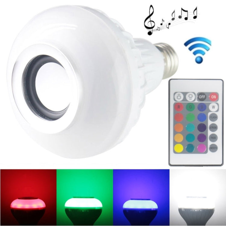 E27 RGB LED Light Lamps Speaker, Bluetooth, Support WiFi Phone Control, Adjustable Light, with Remote Control - Smart Light Bulbs by PMC TechLife | Online Shopping South Africa | PMC TechLife | Buy Now Pay Later Mobicred