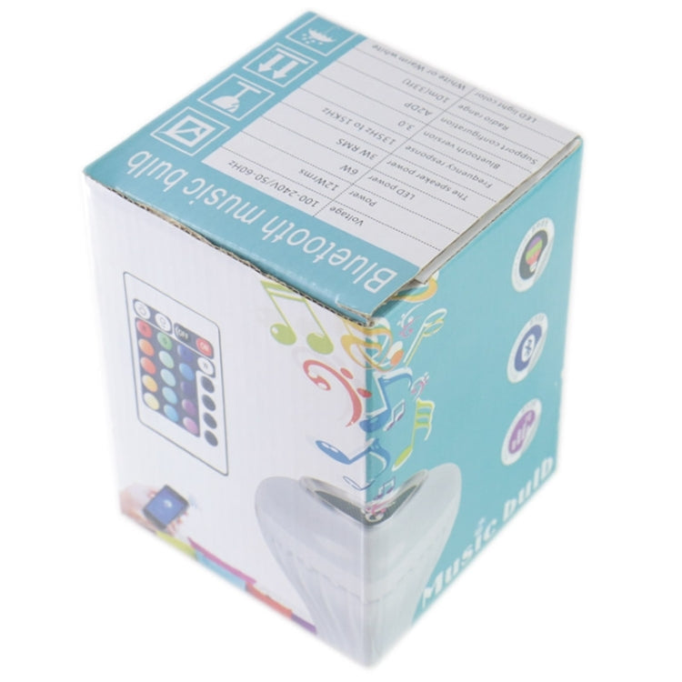 E27 RGB LED Light Lamps Speaker, Bluetooth, Support WiFi Phone Control, Adjustable Light, with Remote Control - Smart Light Bulbs by PMC TechLife | Online Shopping South Africa | PMC TechLife | Buy Now Pay Later Mobicred