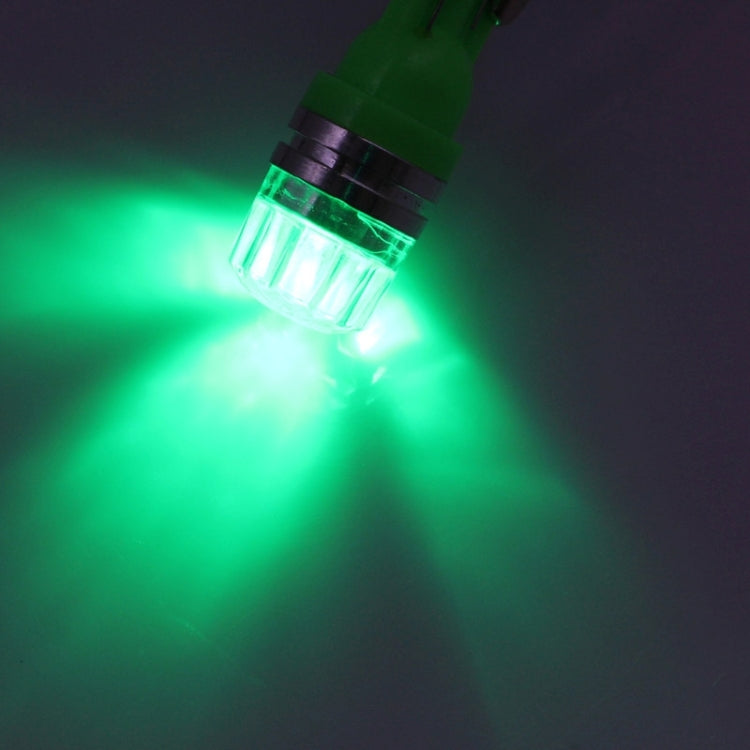 2 PCS T10 1.5W 60LM 1 LED Green COB LED Brake Light for Vehicles, DC12V(Green) - Instrument Lights by PMC TechLife | Online Shopping South Africa | PMC TechLife | Buy Now Pay Later Mobicred