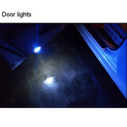 2 PCS T10 1.5W 60LM 1 LED Blue COB LED Brake Light for Vehicles, DC12V(Blue)