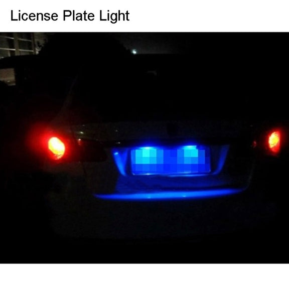2 PCS T10 1.5W 60LM 1 LED Magenta COB LED Brake Light for Vehicles, DC12V(Magenta)