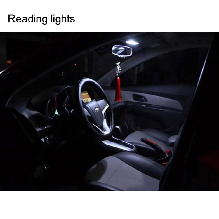 2 PCS T10 1.5W 60LM 1 LED Magenta COB LED Brake Light for Vehicles, DC12V(Magenta)