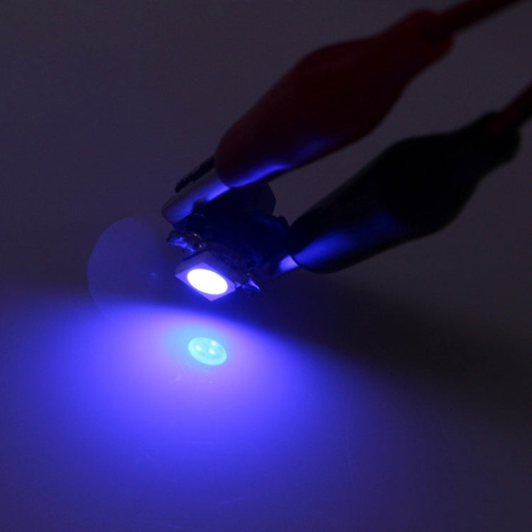 2 PCS B8.4 Blue Light 0.2W 12LM 1 LED SMD 5050 LED Instrument Light Bulb Dashboard Light for Vehicles, DC 12V(Blue)