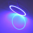 80mm 5W 180LM Angel Eyes Circles Car Headlight Blue Light COB LED Lights for Vehicles, DC 12-24V - Eagle Eye Lamps by PMC TechLife | Online Shopping South Africa | PMC TechLife | Buy Now Pay Later Mobicred