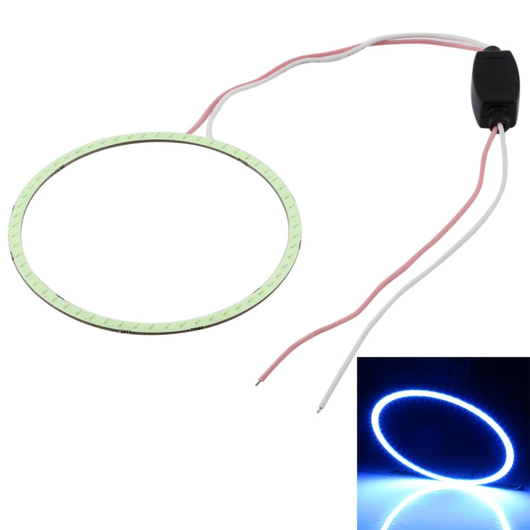 90mm 5W 180LM Angel Eyes Circles Car Headlight COB LED Lights for Vehicles, DC 12-24V(Ice Blue Light) - Eagle Eye Lamps by PMC TechLife | Online Shopping South Africa | PMC TechLife | Buy Now Pay Later Mobicred