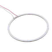 90mm 5W 180LM Angel Eyes Circles Car Headlight COB LED Lights for Vehicles, DC 12-24V (Red Light)