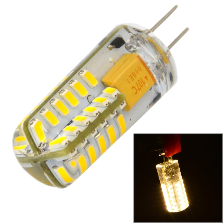 G4 3.5W 170LM Silicone Corn Light Bulb, 48 LED SMD 3014, Warm White Light, AC/DC 12V - LED Blubs & Tubes by PMc TechLife | Online Shopping South Africa | PMc TechLife | Buy Now Pay Later Mobicred