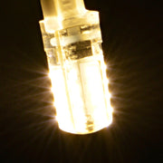 G9 4W 210LM  Silicone Corn Light Bulb, 64 LED SMD 3014, Warm White Light, AC 220V
