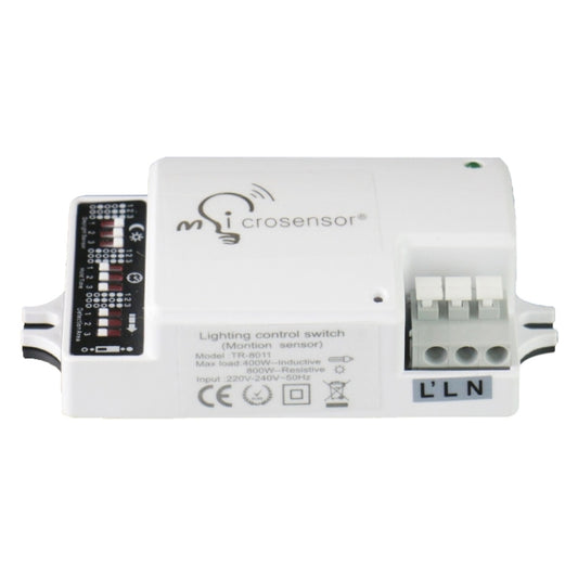 TR-8011 AC 220-240V Light Control Sensor Automatic Light DIP Switch, Detection Range: 10m - LED Controller by PMC Jewellery | Online Shopping South Africa | PMC Jewellery | Buy Now Pay Later Mobicred
