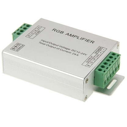 24A RGB Amplifier for LED Light, DC 12V-24V Input(Silver) - LED Controller by PMC Jewellery | Online Shopping South Africa | PMC Jewellery | Buy Now Pay Later Mobicred