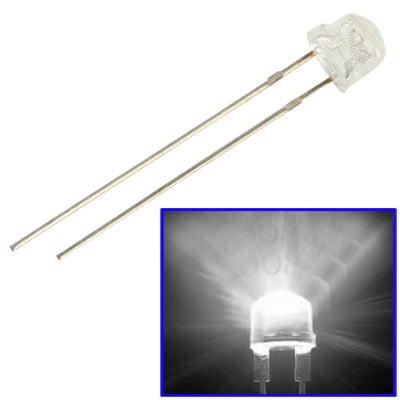 1000 PCS 5mm Straw Hat LED Lamp(White Light) - Light Beads by PMC Jewellery | Online Shopping South Africa | PMC Jewellery | Buy Now Pay Later Mobicred