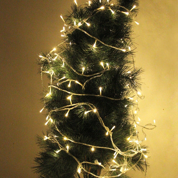 30m Water-resistant IP44 String Decoration Light, For Christmas Party, 300 LED, Warm White Light  with 8 Functions Controller, 220-240V, EU Plug