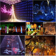 30m Water-resistant IP44 String Decoration Light, For Christmas Party, 300 LED, Warm White Light  with 8 Functions Controller, 220-240V, EU Plug