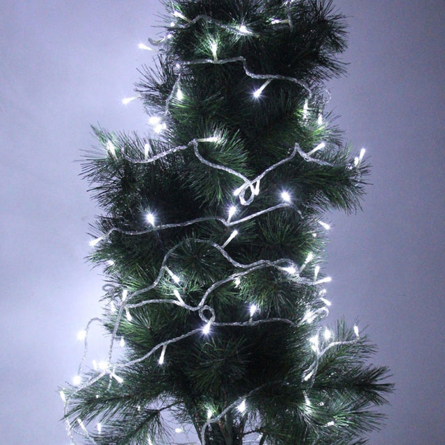 5m String Decoration Light, For Christmas Party, 50 LED, White Light, Battery Powered