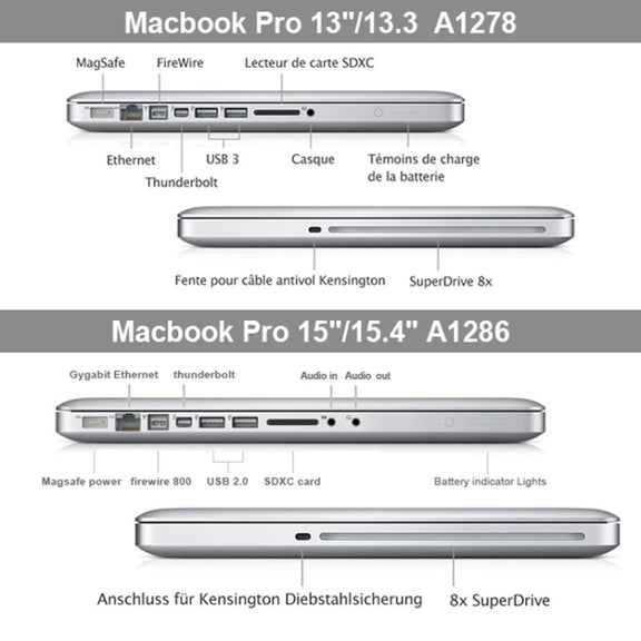 Laptop Frosted Hard Protective Case for MacBook Pro 13.3 inch A1278 (2009