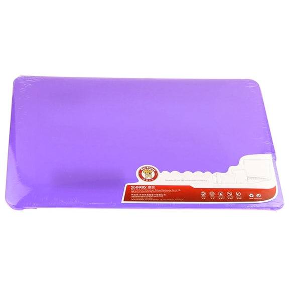 ENKAY for Macbook Air 11.6 inch (US Version) / A1370 / A1465 Hat-Prince 3 in 1 Frosted Hard Shell Plastic Protective Case with Keyboard Guard & Port Dust Plug(Purple)