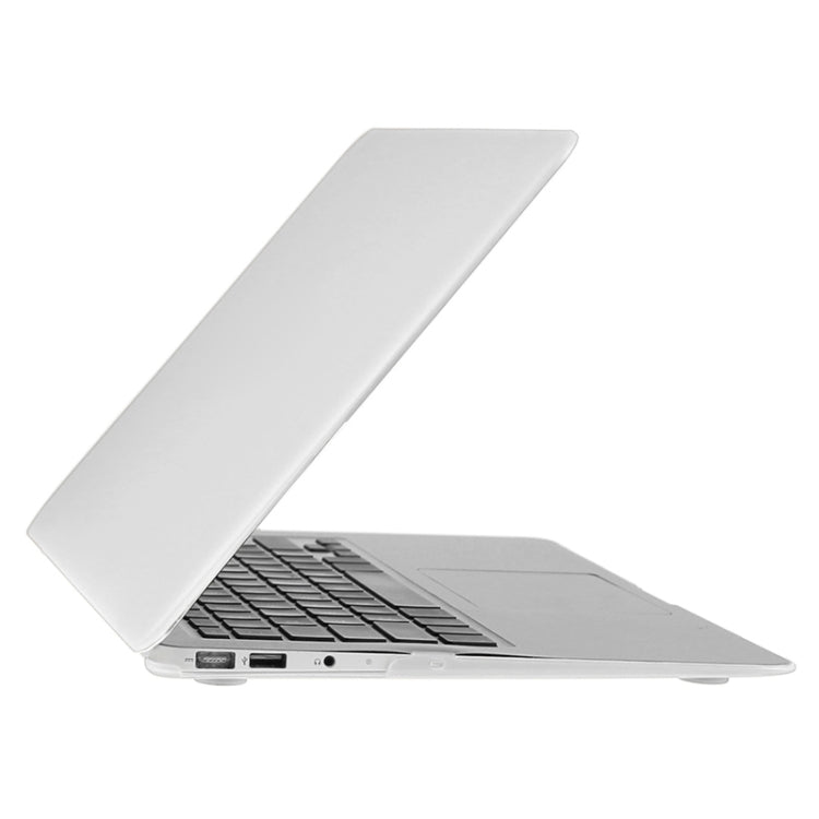 ENKAY for Macbook Air 11.6 inch (US Version) / A1370 / A1465 Hat-Prince 3 in 1 Frosted Hard Shell Plastic Protective Case with Keyboard Guard & Port Dust Plug(White)
