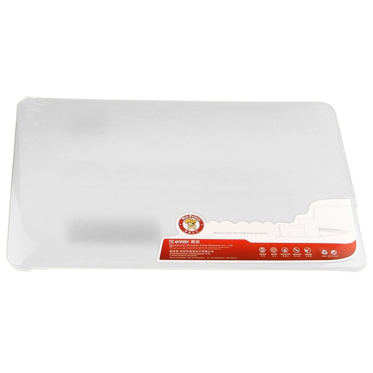 ENKAY for Macbook Air 11.6 inch (US Version) / A1370 / A1465 Hat-Prince 3 in 1 Frosted Hard Shell Plastic Protective Case with Keyboard Guard & Port Dust Plug(White)