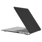 ENKAY for Macbook Air 13.3 inch (US Version) / A1369 / A1466 Hat-Prince 3 in 1 Frosted Hard Shell Plastic Protective Case with Keyboard Guard & Port Dust Plug(Black)