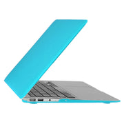 ENKAY for Macbook Air 13.3 inch (US Version) / A1369 / A1466 Hat-Prince 3 in 1 Frosted Hard Shell Plastic Protective Case with Keyboard Guard & Port Dust Plug(Blue)
