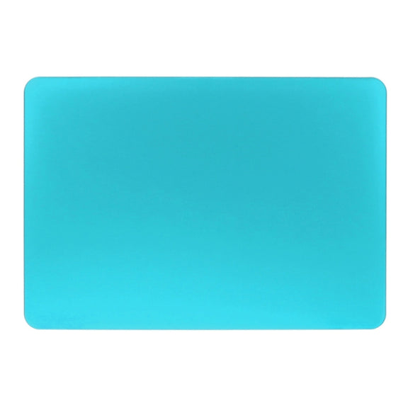 ENKAY for Macbook Air 13.3 inch (US Version) / A1369 / A1466 Hat-Prince 3 in 1 Frosted Hard Shell Plastic Protective Case with Keyboard Guard & Port Dust Plug(Blue)