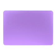 ENKAY for Macbook Air 13.3 inch (US Version) / A1369 / A1466 Hat-Prince 3 in 1 Frosted Hard Shell Plastic Protective Case with Keyboard Guard & Port Dust Plug(Purple)