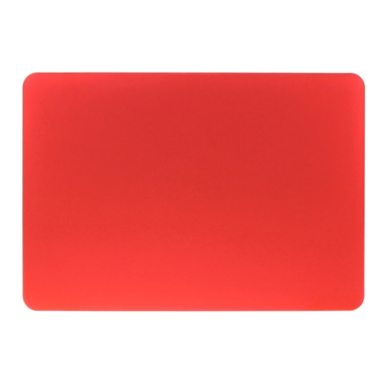 ENKAY for Macbook Air 13.3 inch (US Version) / A1369 / A1466 Hat-Prince 3 in 1 Frosted Hard Shell Plastic Protective Case with Keyboard Guard & Port Dust Plug(Red)