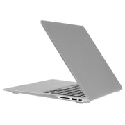ENKAY for Macbook Air 13.3 inch (US Version) / A1369 / A1466 Hat-Prince 3 in 1 Frosted Hard Shell Plastic Protective Case with Keyboard Guard & Port Dust Plug(Silver)