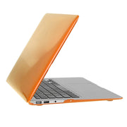 ENKAY for Macbook Air 11.6 inch (US Version) / A1370 / A1465 Hat-Prince 3 in 1 Crystal Hard Shell Plastic Protective Case with Keyboard Guard & Port Dust Plug(Orange)