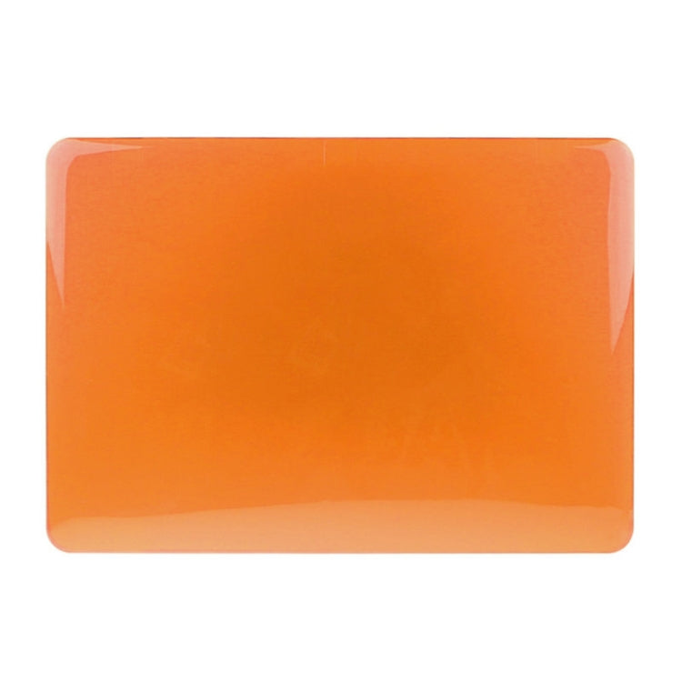 ENKAY for Macbook Air 11.6 inch (US Version) / A1370 / A1465 Hat-Prince 3 in 1 Crystal Hard Shell Plastic Protective Case with Keyboard Guard & Port Dust Plug(Orange)