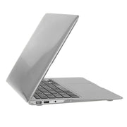 ENKAY for Macbook Air 11.6 inch (US Version) / A1370 / A1465 Hat-Prince 3 in 1 Crystal Hard Shell Plastic Protective Case with Keyboard Guard & Port Dust Plug(Grey)