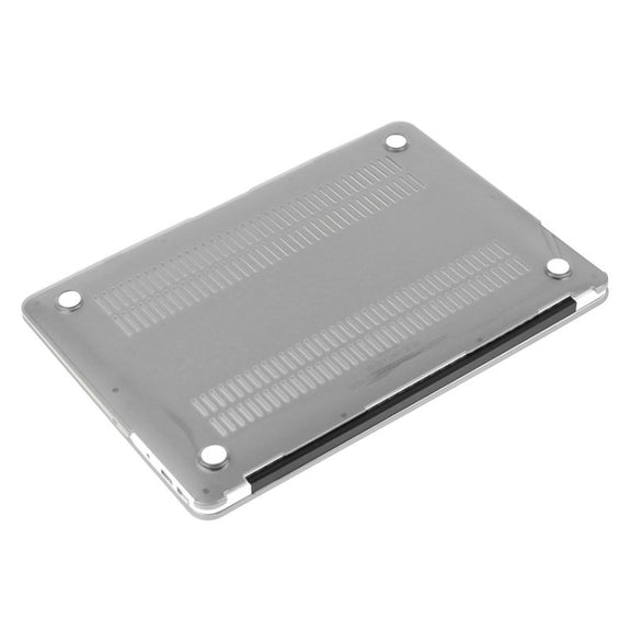 ENKAY for Macbook Air 11.6 inch (US Version) / A1370 / A1465 Hat-Prince 3 in 1 Crystal Hard Shell Plastic Protective Case with Keyboard Guard & Port Dust Plug(Grey)