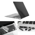ENKAY for Macbook Air 13.3 inch (US Version) / A1369 / A1466 Hat-Prince 3 in 1 Crystal Hard Shell Plastic Protective Case with Keyboard Guard & Port Dust Plug(Black) - free shipping - PMC Jewellery - Order now!
