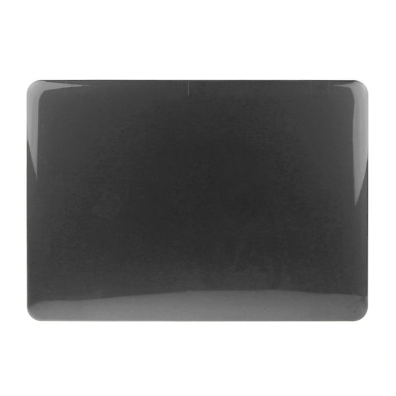 ENKAY for Macbook Air 13.3 inch (US Version) / A1369 / A1466 Hat-Prince 3 in 1 Crystal Hard Shell Plastic Protective Case with Keyboard Guard & Port Dust Plug(Black)