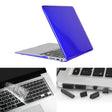 ENKAY for Macbook Air 13.3 inch (US Version) / A1369 / A1466 Hat-Prince 3 in 1 Crystal Hard Shell Plastic Protective Case with Keyboard Guard & Port Dust Plug(Dark Blue) - free shipping - PMC Jewellery - Order now!