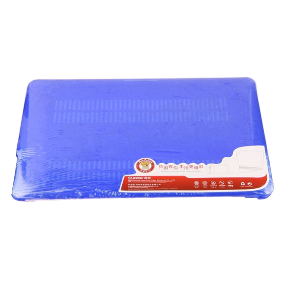 ENKAY for Macbook Air 13.3 inch (US Version) / A1369 / A1466 Hat-Prince 3 in 1 Crystal Hard Shell Plastic Protective Case with Keyboard Guard & Port Dust Plug(Dark Blue)