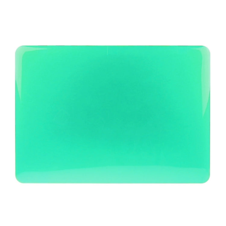 ENKAY for Macbook Air 13.3 inch (US Version) / A1369 / A1466 Hat-Prince 3 in 1 Crystal Hard Shell Plastic Protective Case with Keyboard Guard & Port Dust Plug(Green)