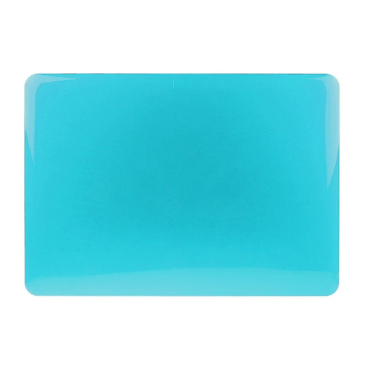 ENKAY for Macbook Air 13.3 inch (US Version) / A1369 / A1466 Hat-Prince 3 in 1 Crystal Hard Shell Plastic Protective Case with Keyboard Guard & Port Dust Plug(Blue)
