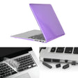 ENKAY for Macbook Air 13.3 inch (US Version) / A1369 / A1466 Hat-Prince 3 in 1 Crystal Hard Shell Plastic Protective Case with Keyboard Guard & Port Dust Plug(Purple) - free shipping - PMC Jewellery - Order now!