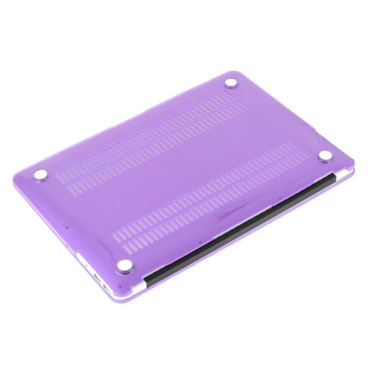 ENKAY for Macbook Air 13.3 inch (US Version) / A1369 / A1466 Hat-Prince 3 in 1 Crystal Hard Shell Plastic Protective Case with Keyboard Guard & Port Dust Plug(Purple) - free shipping - PMC Jewellery - Order now!
