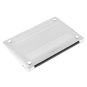 ENKAY for Macbook Air 13.3 inch (US Version) / A1369 / A1466 Hat-Prince 3 in 1 Crystal Hard Shell Plastic Protective Case with Keyboard Guard & Port Dust Plug(White)