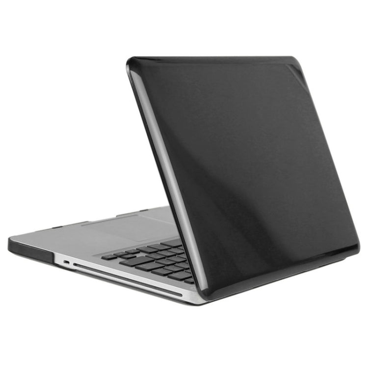 ENKAY for Macbook Pro 13.3 inch (US Version) / A1278 Hat-Prince 3 in 1 Crystal Hard Shell Plastic Protective Case with Keyboard Guard & Port Dust Plug(Black)