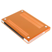 ENKAY for Macbook Pro 13.3 inch (US Version) / A1278 Hat-Prince 3 in 1 Crystal Hard Shell Plastic Protective Case with Keyboard Guard & Port Dust Plug(Orange)