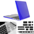 ENKAY for Macbook Pro Retina 13.3 inch (US Version) / A1425 / A1502 Hat-Prince 3 in 1 Crystal Hard Shell Plastic Protective Case with Keyboard Guard & Port Dust Plug(Dark Blue) - free shipping - PMC Jewellery - Order now!
