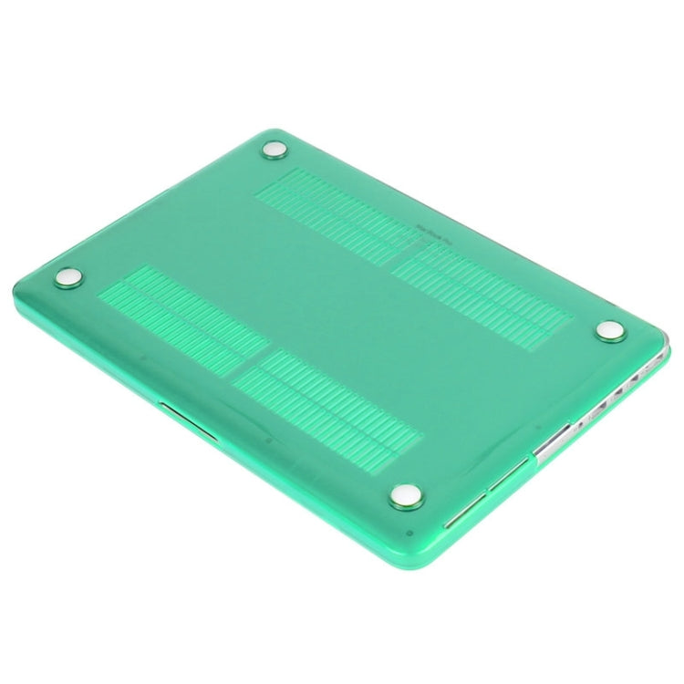 ENKAY for Macbook Pro Retina 13.3 inch (US Version) / A1425 / A1502 Hat-Prince 3 in 1 Crystal Hard Shell Plastic Protective Case with Keyboard Guard & Port Dust Plug(Green) - free shipping - PMC Jewellery - Order now!