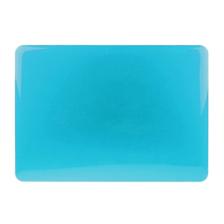 ENKAY for Macbook Pro Retina 13.3 inch (US Version) / A1425 / A1502 Hat-Prince 3 in 1 Crystal Hard Shell Plastic Protective Case with Keyboard Guard & Port Dust Plug(Blue) - free shipping - PMC Jewellery - Order now!