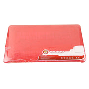 ENKAY for Macbook Pro Retina 13.3 inch (US Version) / A1425 / A1502 Hat-Prince 3 in 1 Crystal Hard Shell Plastic Protective Case with Keyboard Guard & Port Dust Plug(Red)